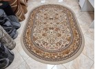 Мокетен килим ERIKA 8031 beige елипса